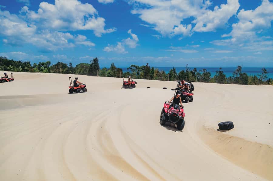 Moreton Island: Tangalooma ATV Quad Bike & Dolphin Feeding - Who should book this Moreton Island day trip?