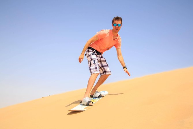 Morning Red Dunes Desert by Quad Bike, Dune Bashing, Camel Ride & Sandboarding - Who Will Enjoy This Morning Adventure