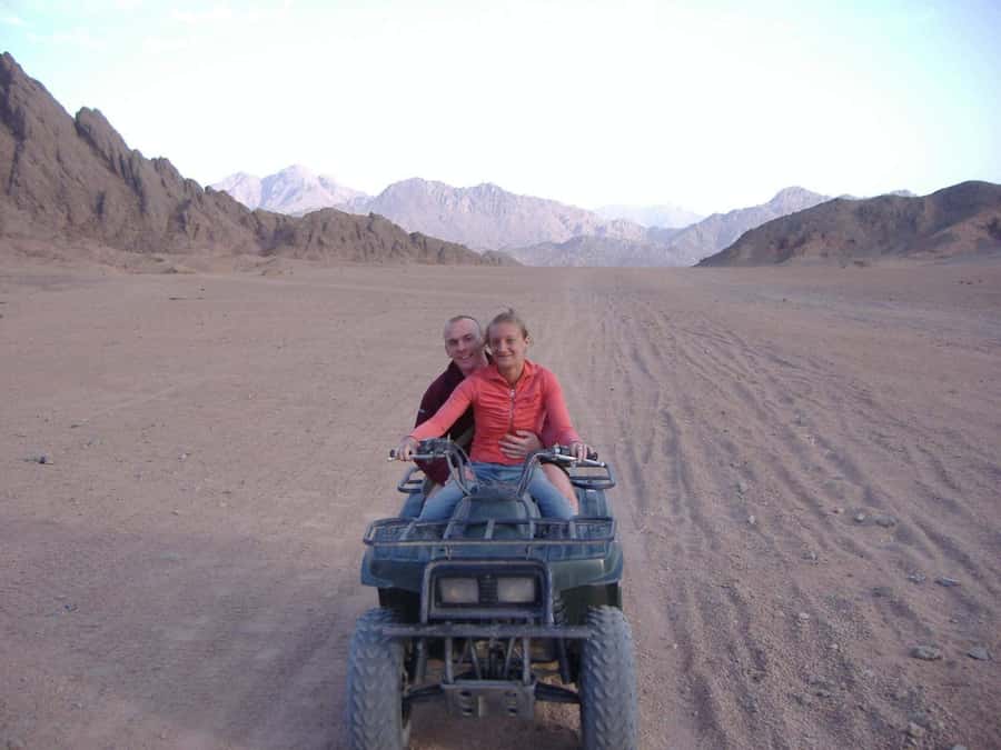 Morning Trip: Desert Safari Riding a Speed Quad Bike, Pickup - The 10-minute quad-bike briefing
