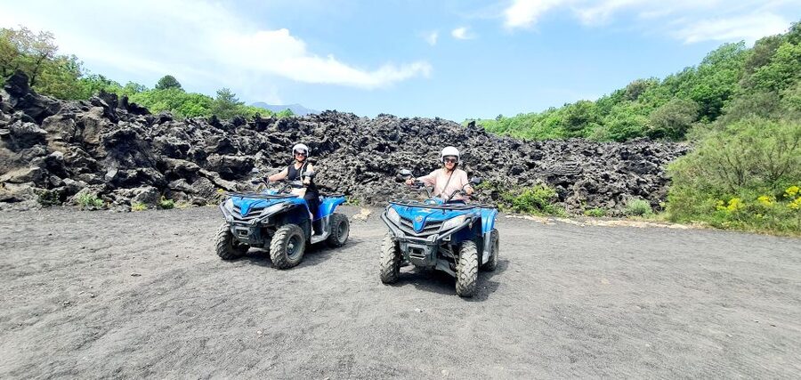 Motta Camastra: Quad Bike Tour to the Alcantara Gorges - Leaving the Alcantara Gorges by quad