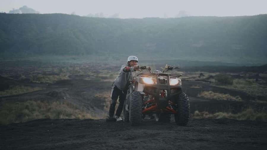 Mount Batur: ATV Quad Bike Black Lava & Sand Adventure - Transport from Bali’s main visitor areas