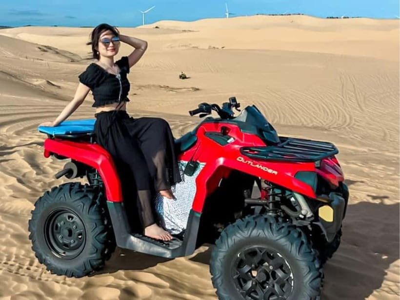Mui Ne: Sand Dunes Jeep Tour (ATV WITH DRIVER) and Guide - White Sand Dunes: the main event