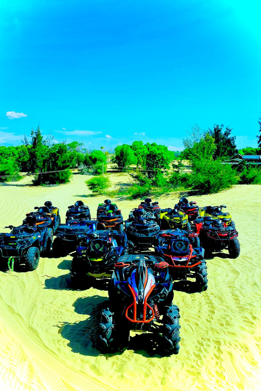 Mui Ne special: Quad Bike ATV drive by yourself+ Jeep &Guide - One half-day, two very different departure times