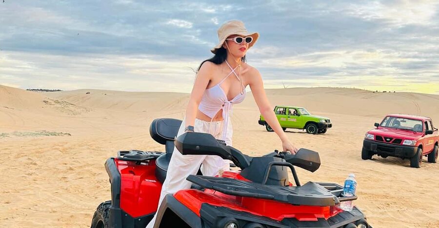 Mui Ne special: Quad Bike ATV drive by yourself+ Jeep &Guide - The dragon fruit farm and a taste of Mui Ne’s countryside