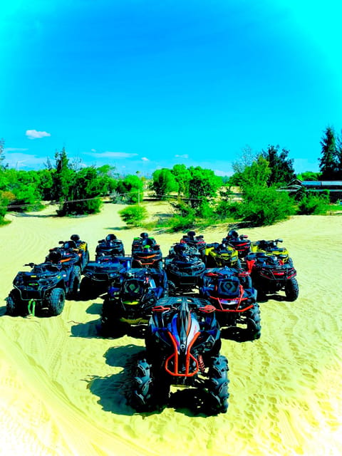 Mui Ne special: Quad Bike ATV drive by yourself+ Jeep &Guide - Fairy Stream: a short walk with a surprising change of scenery