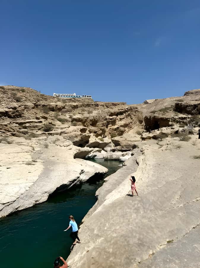 Muscat: Desert & Wadi Bani Khalid Tour with Quad Bike Option - Wadi Bani Khalid: clear pools beneath the mountains