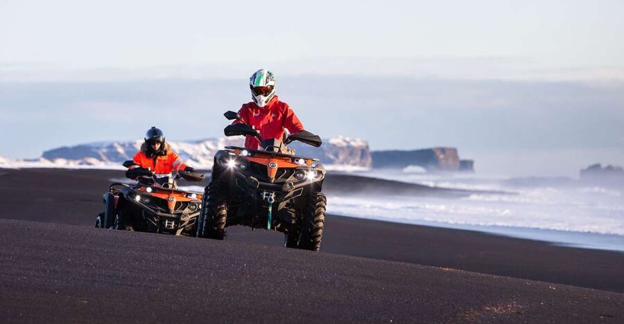 Mýrdalsjökull: South Coast ATV Quad Bike Safari - Arriving at Mýrdalsjökull Base Camp