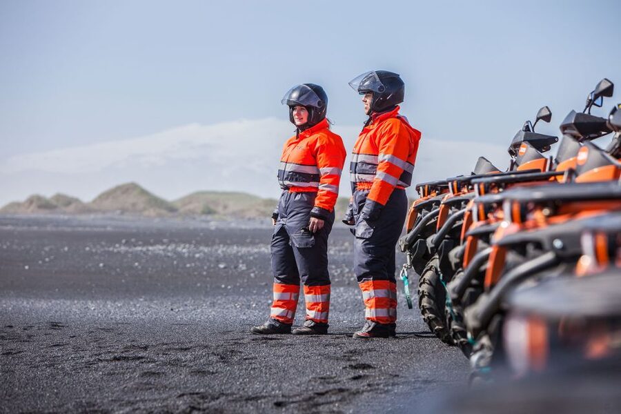 Mýrdalsjökull: South Coast ATV Quad Bike Safari - Crossing Sólheimasandur to the DC3 plane wreck