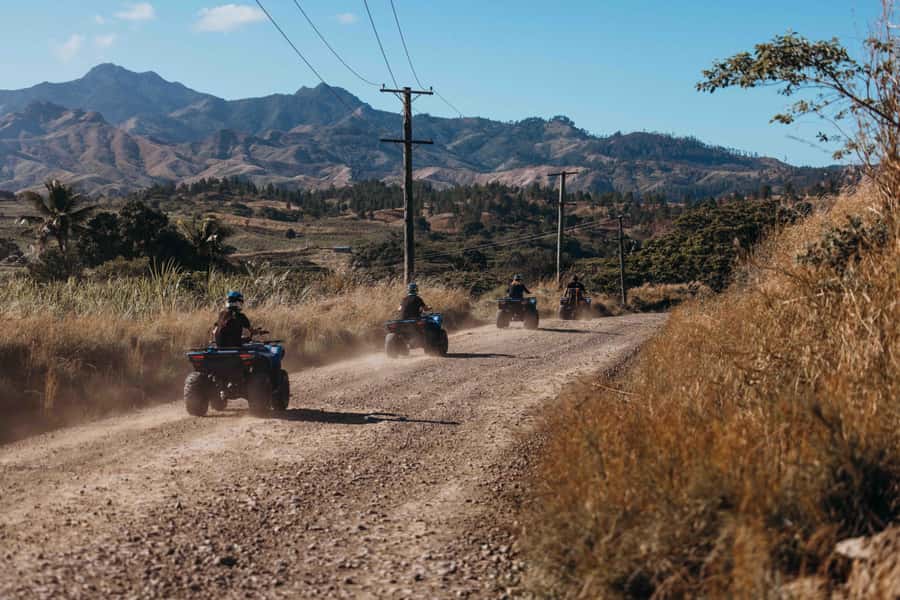 Nadi: Quad Bike ATV Off-Road Adventure Tour with Transfers - Back through Nadi and out to the beach