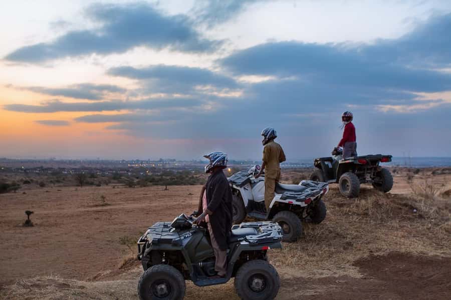 Nairobi: ATV/Quad Bike Wildlife Safari with Transfers & meal - Two hours through open savannah terrain