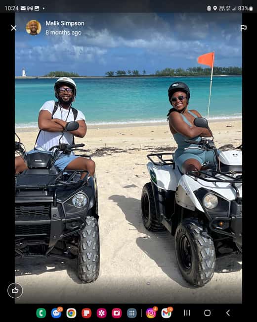 Nassau, Bahamas: ATV Quad Bike Rental - Crossing to Paradise Island and Atlantis