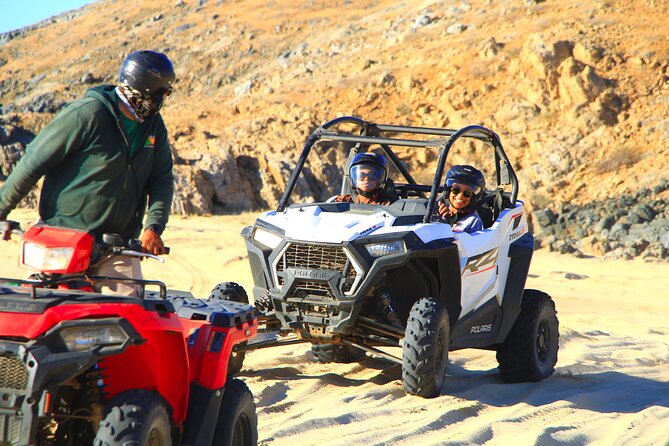 NEW! Combo Camel Beach Ride and UTV 4X4 Cabo Adventure, Tequila & - From Cabo to Migriño Beach