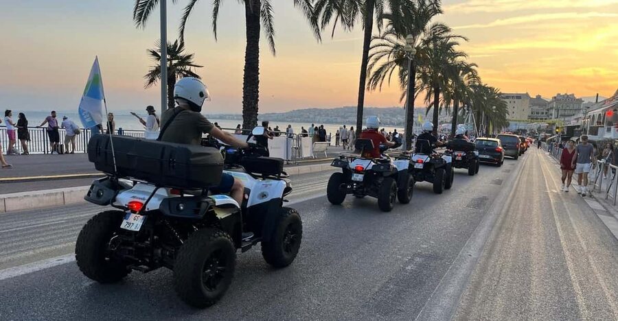 NICE BY ELECTRIC QUAD:panoramic tour from Nice - Cimiez and Nice’s grand urban setting
