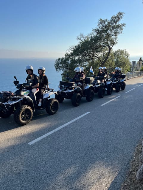 NICE BY ELECTRIC QUAD:panoramic tour from Nice - Villefranche from the hillside
