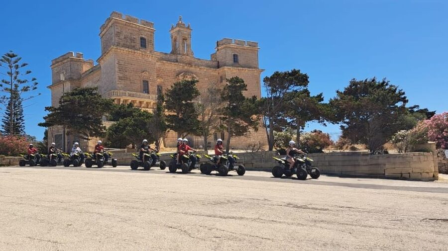 North Malta: Quad Bike Tour with Scenic Land, Sea & Swimming - Selmun and Fort Campbell: a strong start