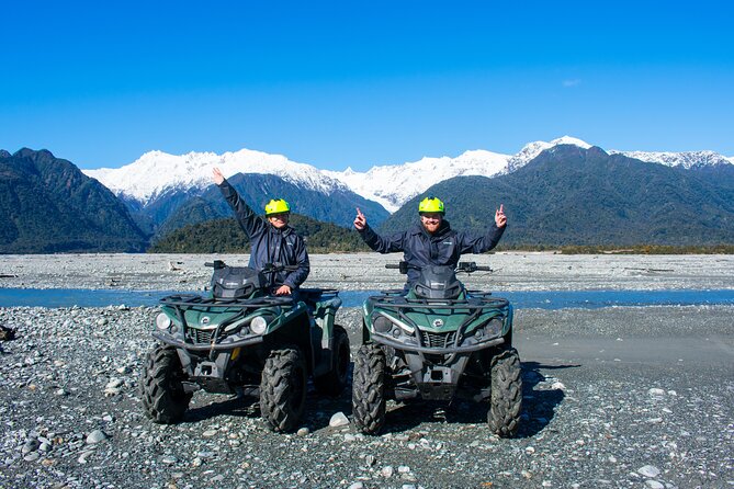 Off Road Quad Bike Adventure Tour in Franz Josef - Across the ancient glacier riverbed