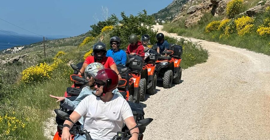 Omiš/Split Expedition: 65 km Quad Tour to Hidden Waterfalls - The return toward Vruja Bay