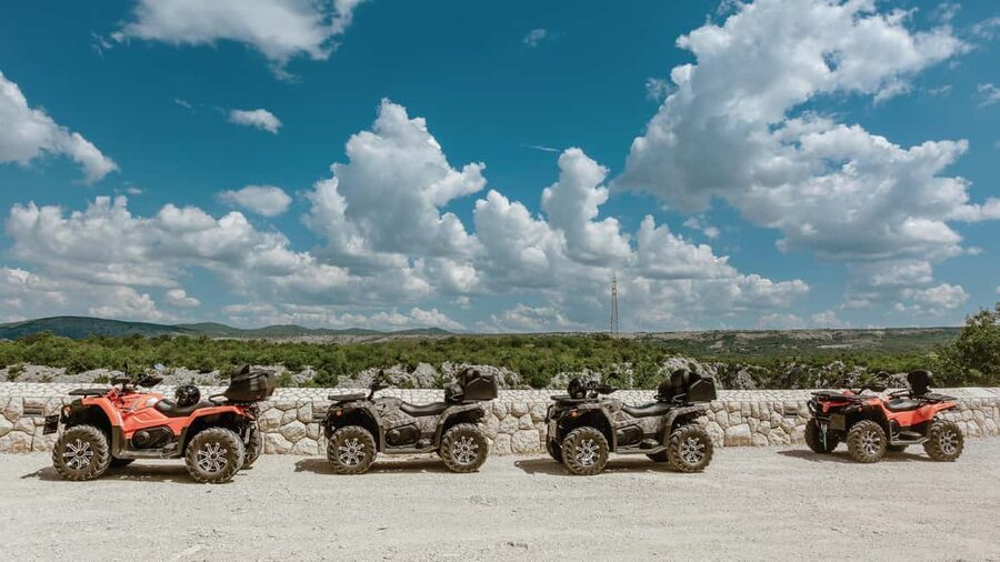 Omiš/Split Expedition: 65 km Quad Tour to Hidden Waterfalls - River canyon roads and the first two hours