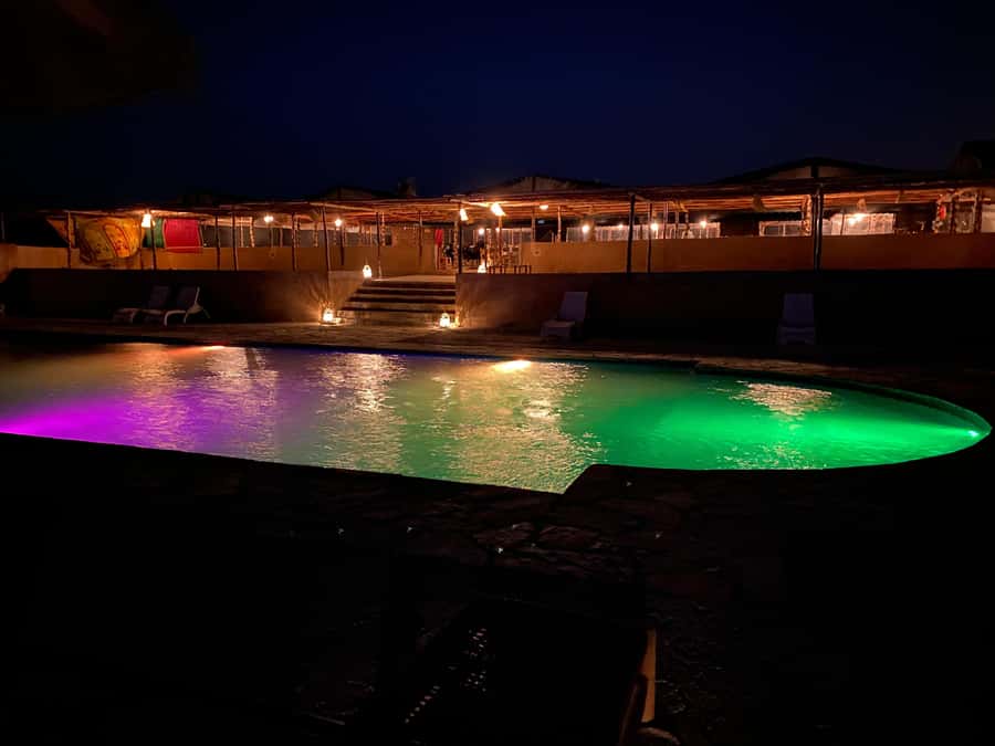 package: Agafay dinner, Sunset, show , Quad or Camel Ride - A pool, tea, and a slower hour at camp