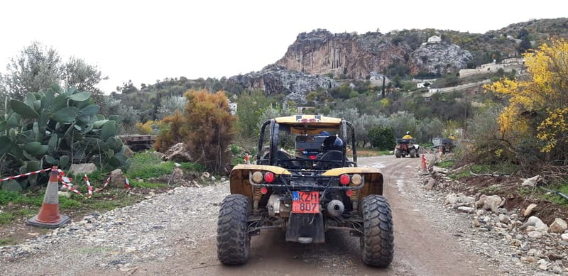 Paphos: Beach and Mountain Buggy Safari - Pickup, group size, and language