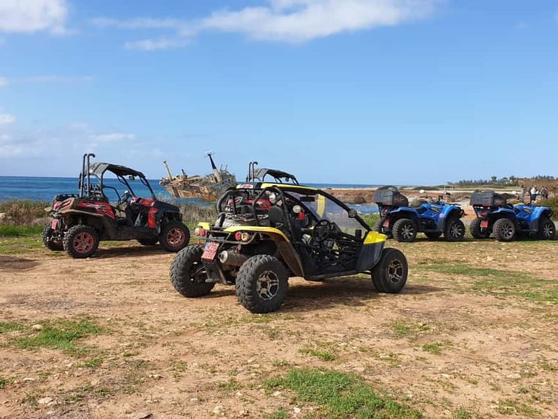 Paphos: Buggy Safari to Akamas Peninsula with Lunch - From Paphos harbor to the Sea-Caves coast