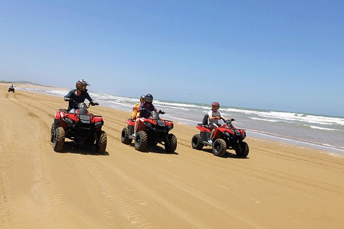 Paradise Valley & Desert Dunes with Camel Ride and quad bike - Quad biking across the Timlaline Dunes