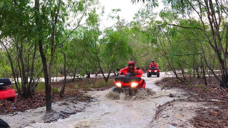 Pattaya: Eco ATV Off-Road Experience - The real scenery: plantations, fields, and purpose-built tracks