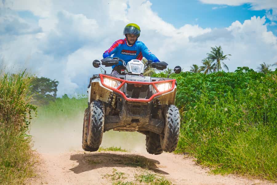 Pattaya: Experienced ATV/Buggy Off-Road Tour with Meal - The burger meal is part of the value
