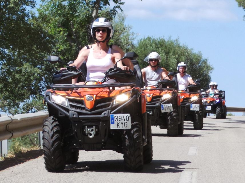 Peguera: Quad Tour - Starting in Peguera with a clear safety briefing