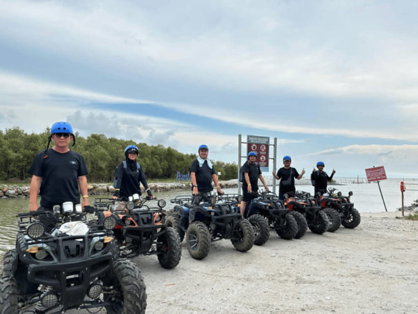 Penang: ATV Ride in Balik Pulau with Snacks and Transfers - The ATV route through rice fields and palms