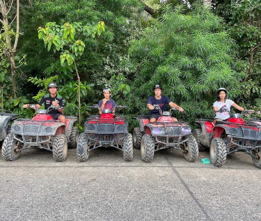Phuket: ATV and Zipline Panoramic Adventure - Guides make this work for mixed-ability groups