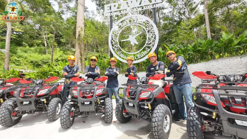 Phuket: ATV Quad Mountain Adventure with Panoramic Sea View - Riding through jungle trails and village roads