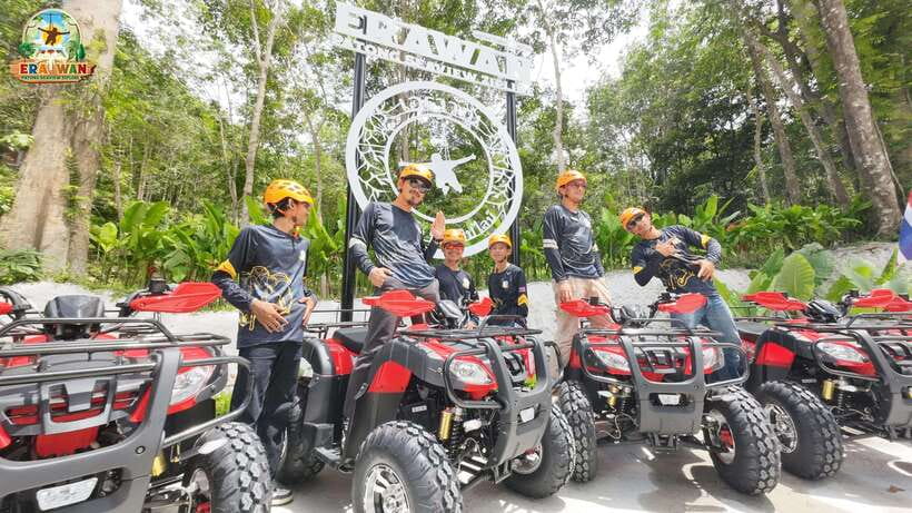 Phuket: ATV Quad Mountain Adventure with Panoramic Sea View - Safety briefing before the 200cc ride