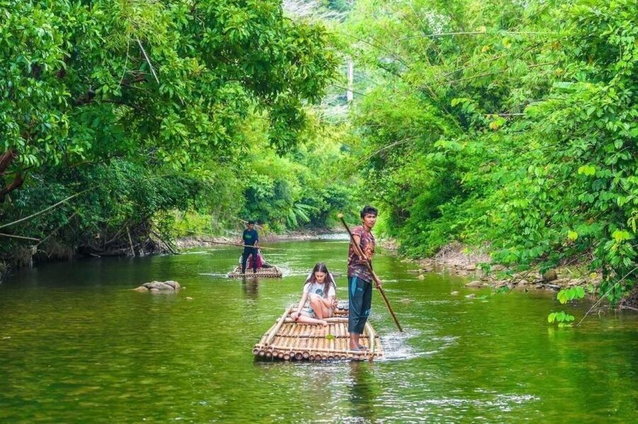 Phuket: Bamboo Rafting, Monkey Cave, and ATV Option - Turtle conservation with a serious purpose