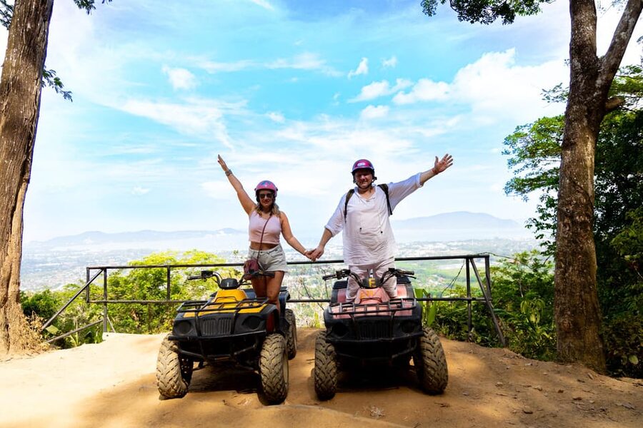 Phuket: Eco-Rider ATV Journey and Big Buddha View - Learning to handle the automatic ATV