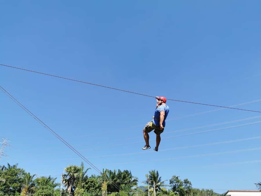 Phuket: Monkey Cave, Water Rafting, Zipline with ATV Option - A forest walk and waterfall stop