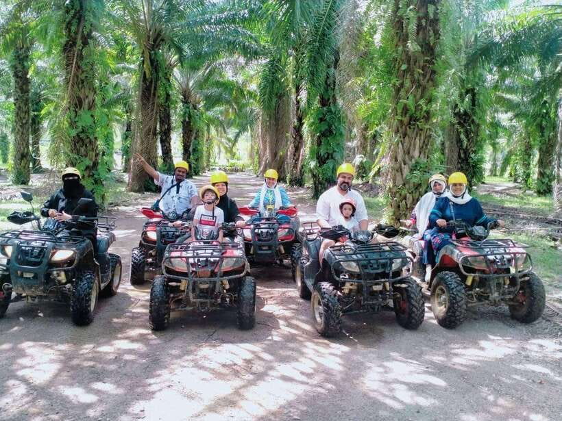 Phuket: Rafting 5KM and ATV Ride 30MIN Adventures - A long road to Phang Nga’s forest