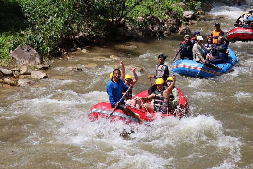 Phuket: Rafting 5KM and ATV Ride 30MIN Adventures - Rafting 5 kilometers through Phang Nga