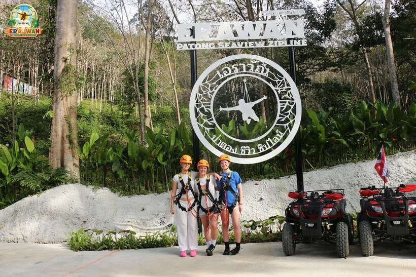Phuket: Zipline Adventure Ocean Views in Patong & Transfer - Getting Fitted With Safety Equipment