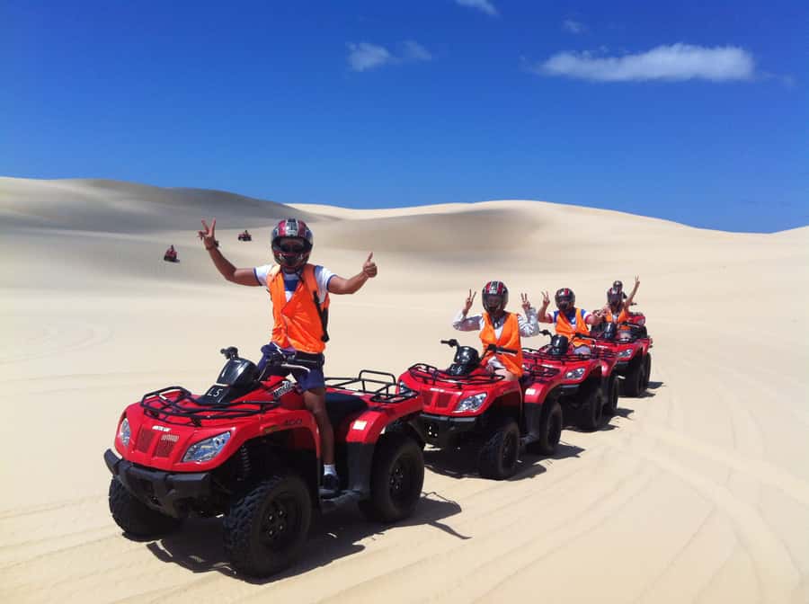 Port Stephens: Worimi Sand Dune Quad Bike Adventure - The dunes get taller and more demanding
