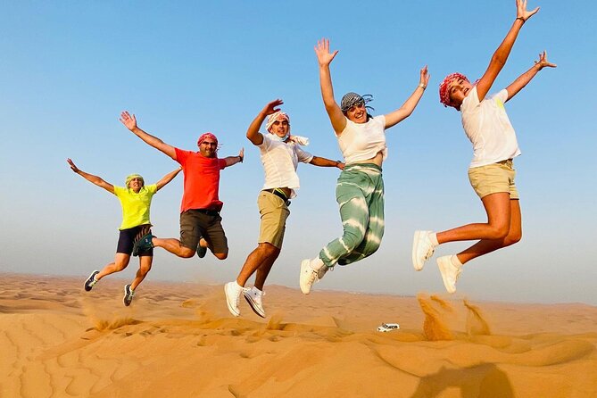Premium Desert Safari Dubai : Dune Bashing, Camel Ride with BBQ - Dune bashing for 25 to 30 minutes