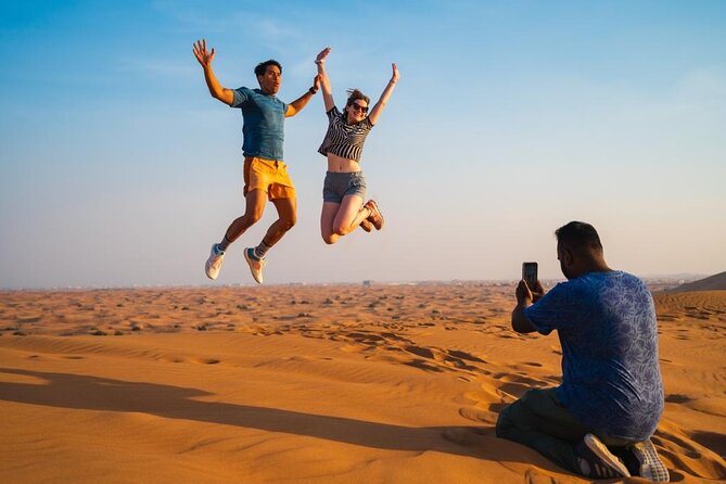 Premium Evening Desert Safari, Quad Bike, Camel & VIP BBQ Dinner - The Al Aweer camp after sunset