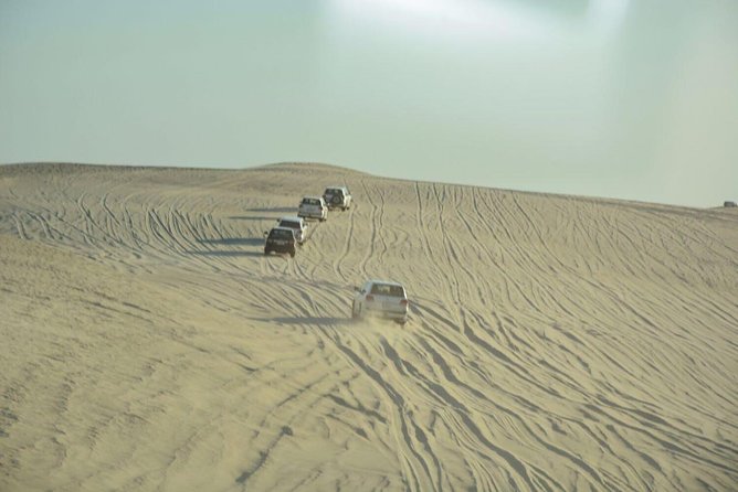 Premium Full-Day Safari, Dune Bash, Camel Ride and BBQ Meal in Desert Camp - Two hours of dune bashing across the sand