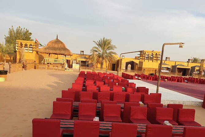 Premium Red Dunes Safari | Camel Ride | Dune Bashing | Sand Ski - The Bedouin-style camp and Arabic touches