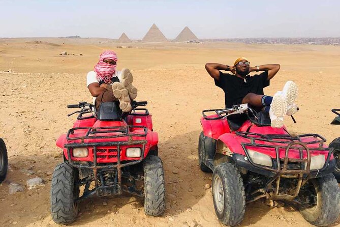 Private ATV Quad Bike Around Giza Pyramids - Guides who shape the experience