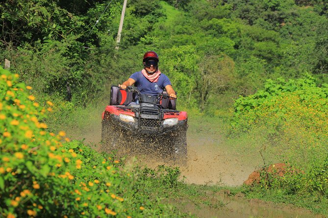 Private ATV tour with waterfall and Tequila tasting - The main ATV route is dusty, rough, and beginner-friendly