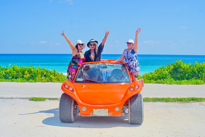 Private Buggy Tour in Cozumel, Snorkel & Lunch: All Inclusive - San Martín Beach: Lunch Beside the Open Sea