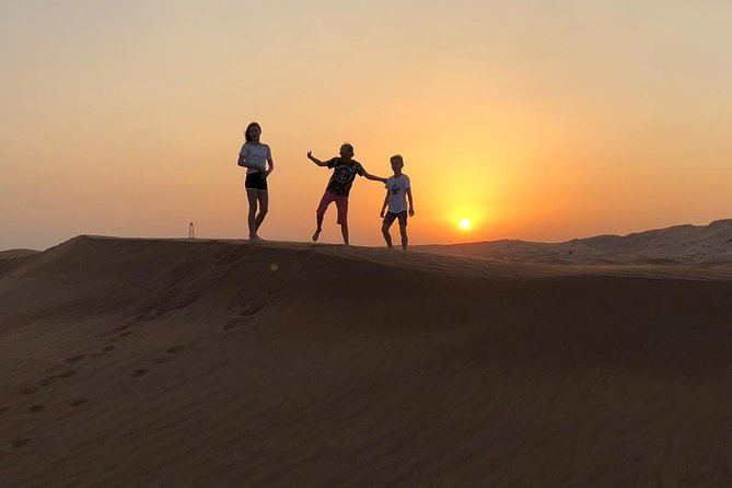 Private Morning Desert Safari Dubai with Dune Bashing & Sandboard - Dune bashing: a 30-minute sand roller coaster