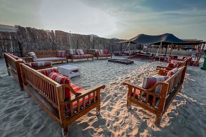 Private Overnight Desert Safari, Dune bashing, dinner & Breakfast - Dinner, Breakfast, and the Bonfire Evening