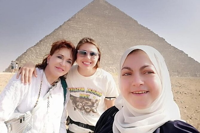 Private Trip Giza pyramids & an Atv quad bike ride from Cairo/Giza hotels - Panorama Point and the classic pyramid photo